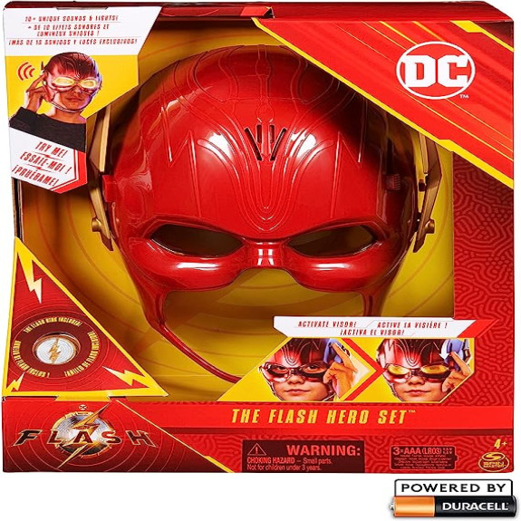 DC Flash Movie Mask & Ring w/Lights & Sounds